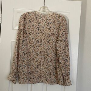 DAVI & DANI Multicolor Floral Blouse